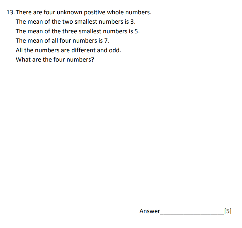 Question 13