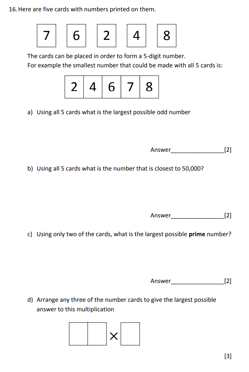 Question 16