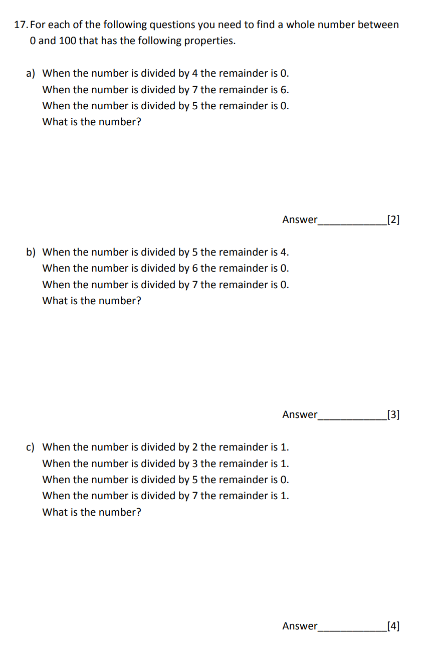 Question 17